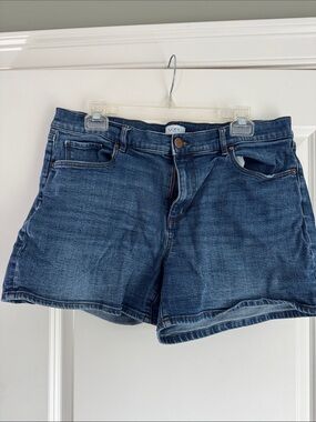 LOFT Indigo Denim Jean Shorts